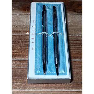 Vintage Cross Century Chrome Pen and Mechanical Pencil Set No. 3501  - They work